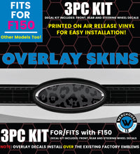Load image into Gallery viewer, FORD LEOPARD STEALTH PINK OVERLAY EMBLEM LOGO DECAL REAR ONLY