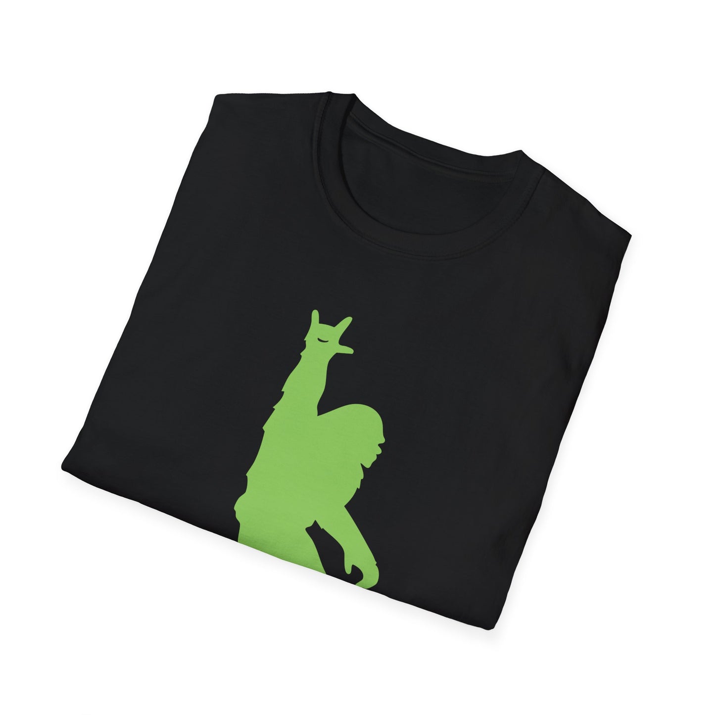 Rockin' Peace Out Sasquatch Bigfoot Unisex Softstyle T-Shirt, Fun Graphic Tee