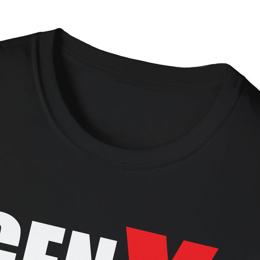 Gen X Nostalgia Unisex Softstyle T-Shirt, Vintage Humor Tee