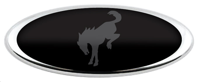 BRONCO HORSE LOGO OVERLAY EMBLEM LOGO REAR DECAL