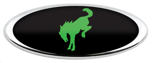 BRONCO HORSE LOGO OVERLAY EMBLEM LOGO REAR DECAL
