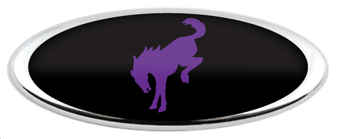 BRONCO HORSE LOGO OVERLAY EMBLEM LOGO REAR DECAL