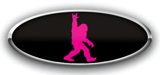 FORD BRONCO PEACE SASQUATCH OVERLAY EMBLEM LOGO VINYL REAR DECAL MANY COLORS!