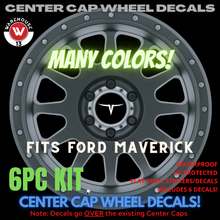 Load image into Gallery viewer, FORD MAVERICK VINYL OVERLAY CENTER CAP DECALS