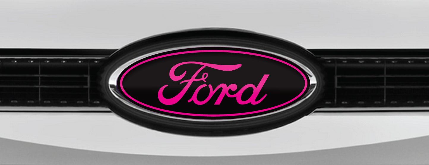 FORD LOGO OVERLAY EMBLEM VINYL DECALS STICKER WRAPS