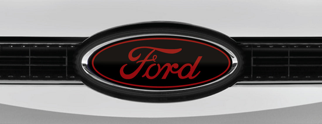 FORD LOGO OVERLAY EMBLEM VINYL DECALS STICKER WRAPS