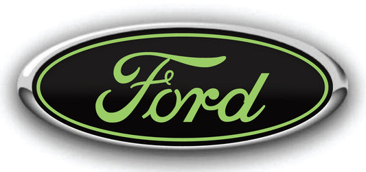 FORD MAVERICK TRUCK OVERLAY WRAP EMBLEM LOGO DECALS 3PC KIT AZURE BLUE