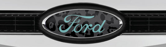 FORD BRONCO LEOPARD STEALTH OVERLAY EMBLEM LOGO REAR DECAL