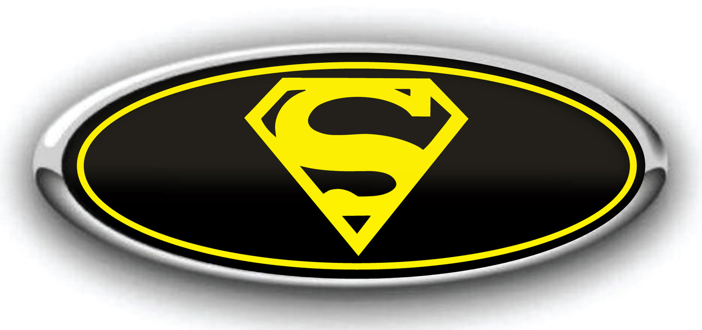FORD EXPLORER SUPERMAN OVERLAY EMBLEM LOGO DECALS