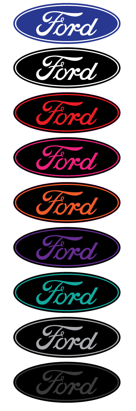 FORD VINYL OVERLAY CENTER CAP DECALS