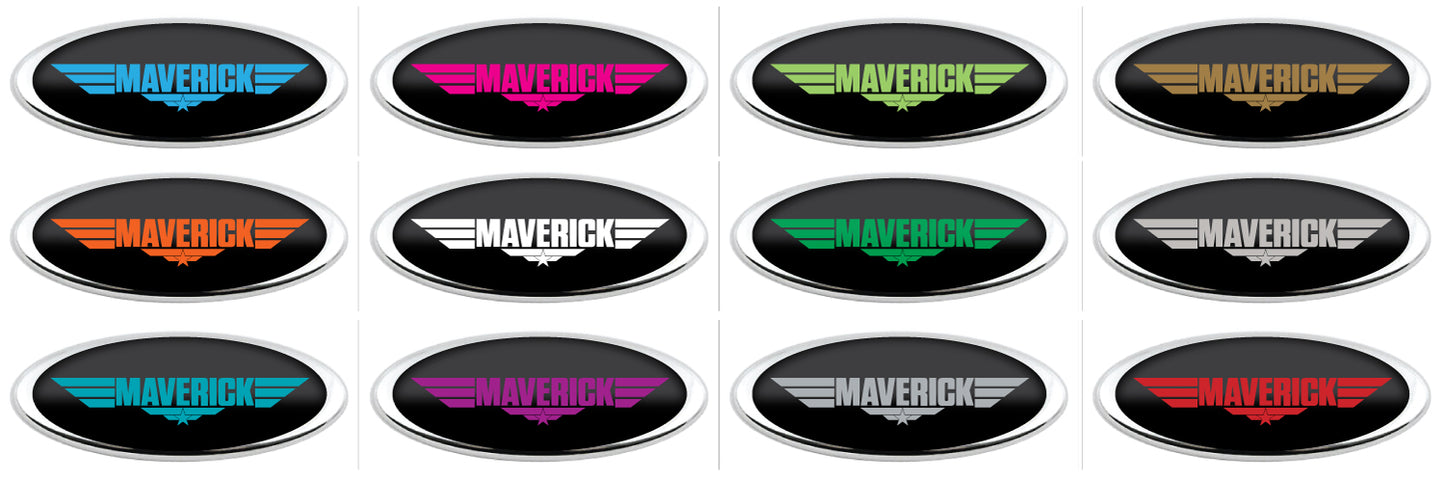 FORD MAVERICK LETTERS OVERLAY EMBLEM LOGO DECALS