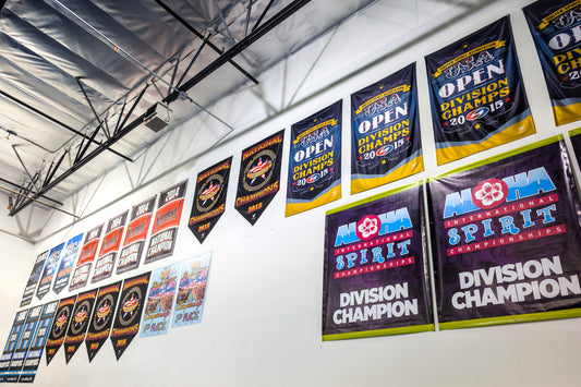 HIGH SCHOOL CHAMPIONSHIP HANGING GYM BANNERS