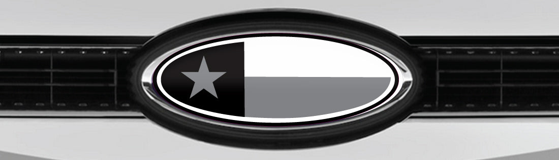 BRONCO TEXAS FLAG FORD OVERLAY EMBLEM LOGO REAR DECAL