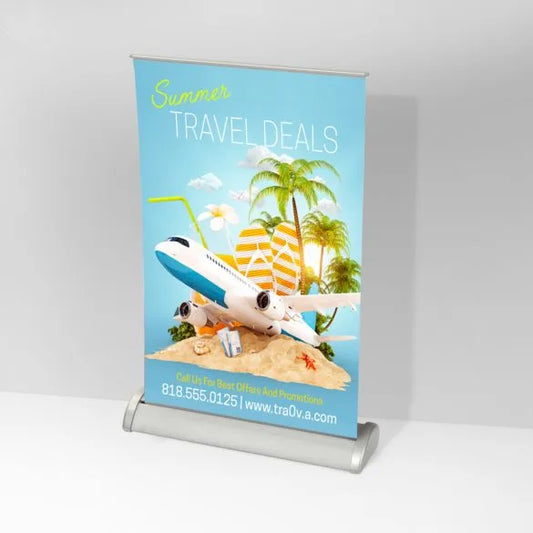 RETRACTABLE TABLE TOP DISPLAYS