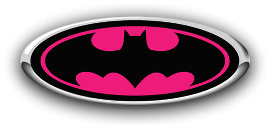 FORD BATMAN OVERLAY EMBLEM LOGO DECALS 3PC KIT