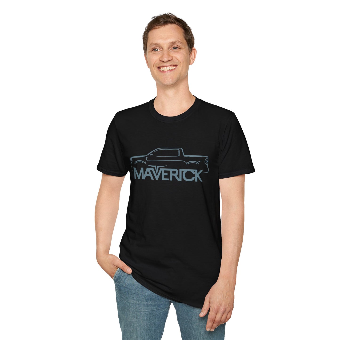 Maverick Unisex Softstyle T-Shirt Area 51 in Color!  Cotton soft feel