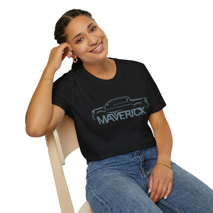 Maverick Unisex Softstyle T-Shirt Area 51 in Color!  Cotton soft feel