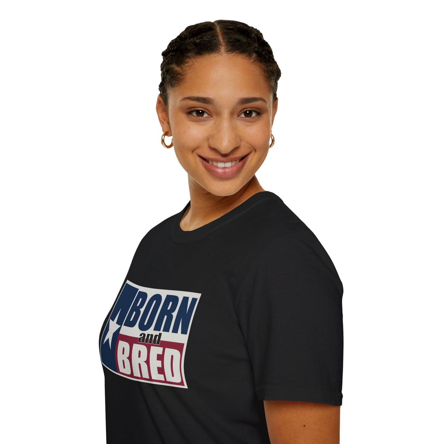 Texas Born and Bred Unisex Softstyle T-Shirt | Texas Pride Tee, Casual Wear, Gift for Texans, Americana Apparel, Everyday Fashion