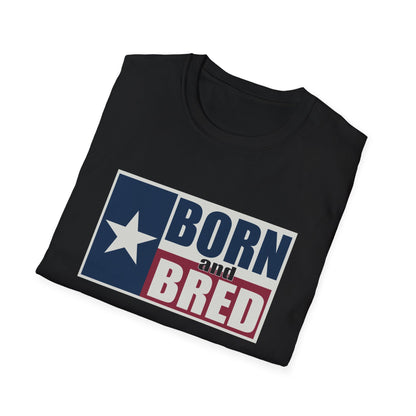 Texas Born and Bred Unisex Softstyle T-Shirt Texas Pride Tee