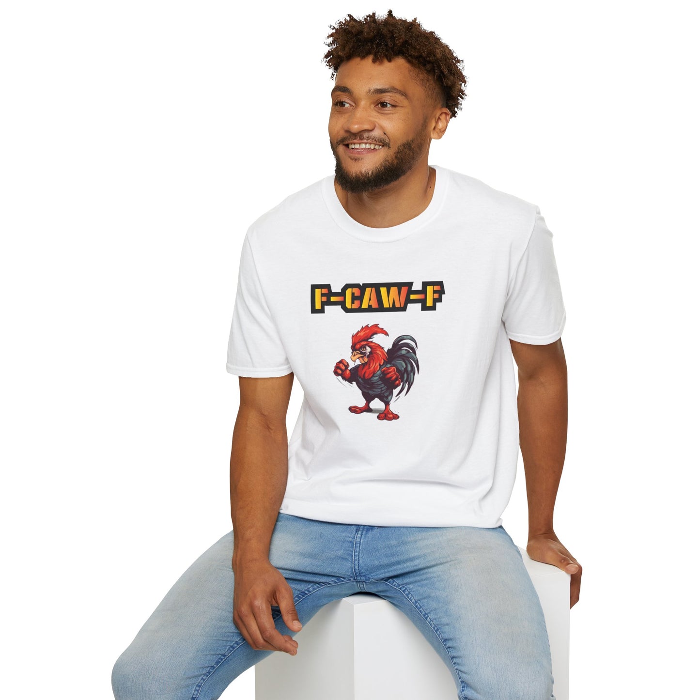 F-CAW-F Rooster Graphic Unisex Shirt 100% Cotton