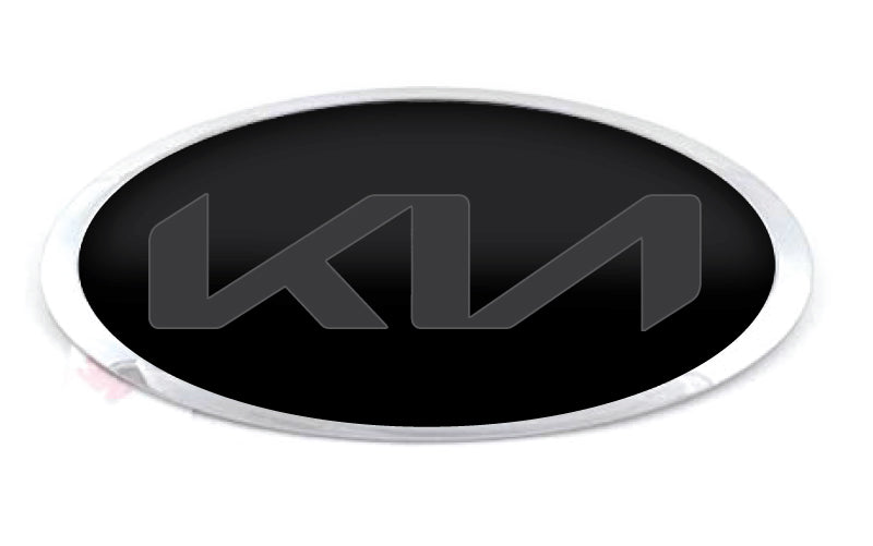 KIA CUSTOM OVERLAY EMBLEM DECALS BLACKOUT OR CHOOSE A COLOR