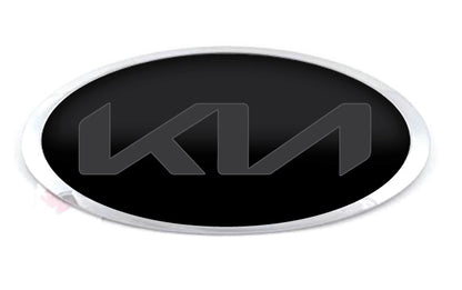 KIA CUSTOM OVERLAY EMBLEM DECALS BLACKOUT OR CHOOSE A COLOR
