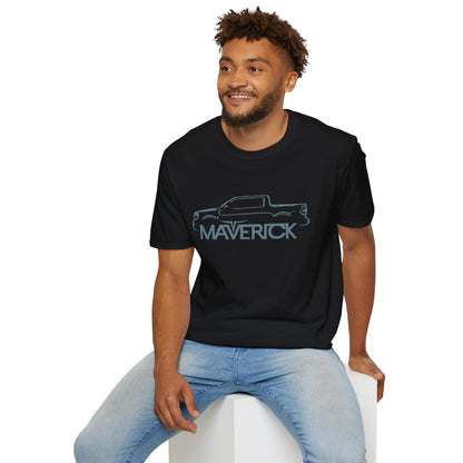 Maverick Unisex Softstyle T-Shirt Area 51 in Color!  Cotton soft feel