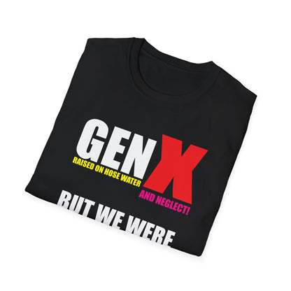 Gen X Nostalgia Unisex Softstyle T-Shirt, Vintage Humor Tee