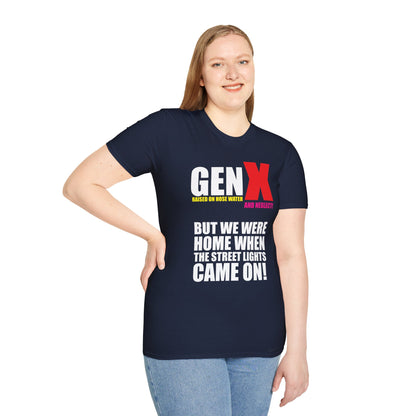 Gen X Nostalgia Unisex Softstyle T-Shirt, Vintage Humor Tee