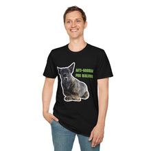 Load image into Gallery viewer, Anti-Hooman Belgian Malinois Printed Unisex Softstyle Black T-Shirt Sizes Available Large - 5XL
