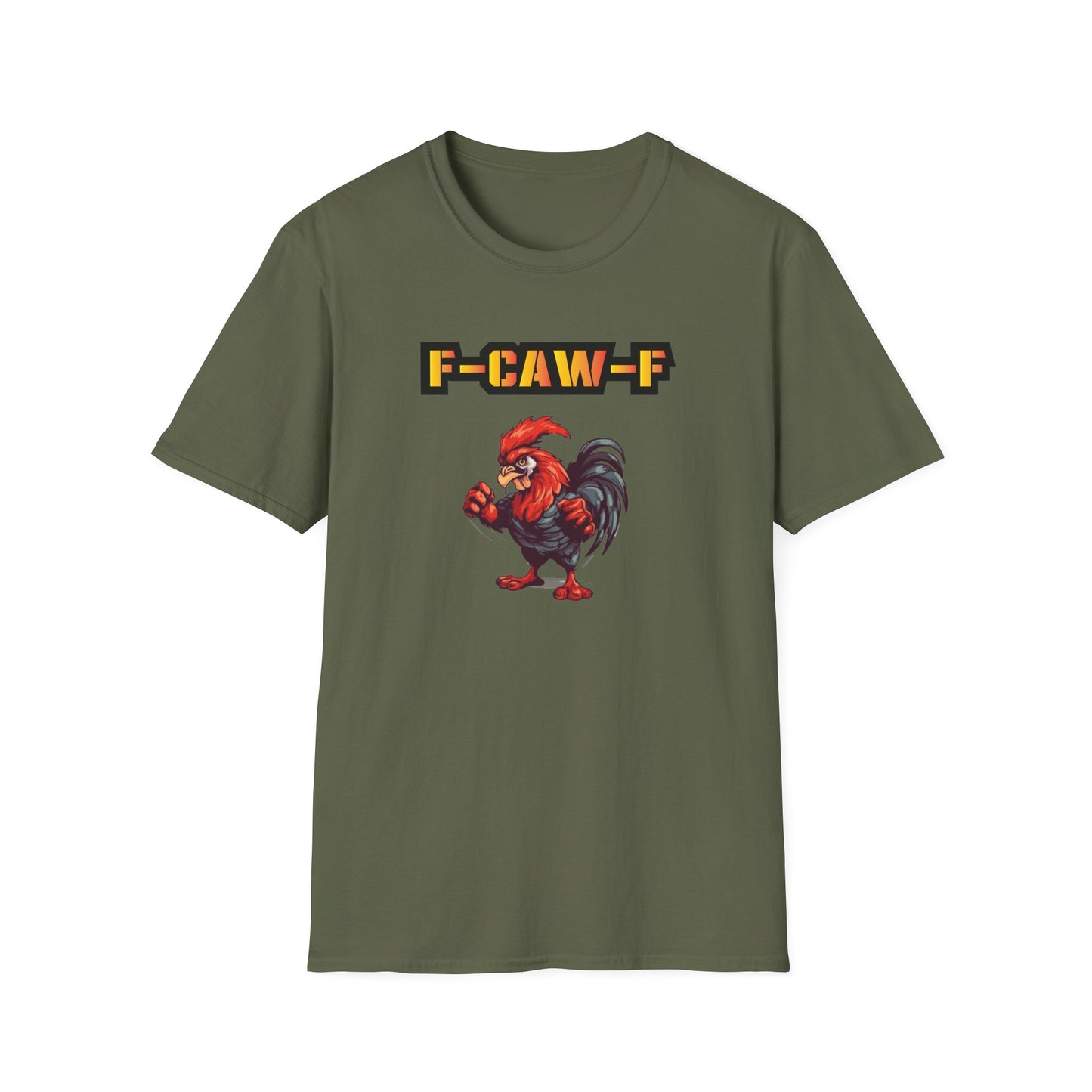 F-CAW-F Rooster Graphic Unisex Shirt 100% Cotton