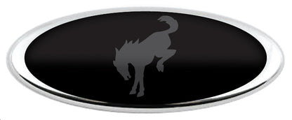 BRONCO HORSE LOGO OVERLAY EMBLEM LOGO REAR DECAL