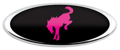BRONCO HORSE LOGO OVERLAY EMBLEM LOGO REAR DECAL
