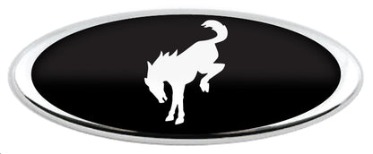 BRONCO HORSE LOGO OVERLAY EMBLEM LOGO REAR DECAL