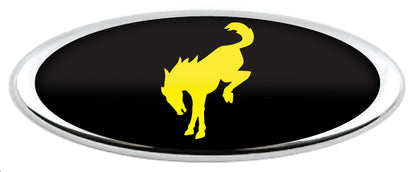 BRONCO HORSE LOGO OVERLAY EMBLEM LOGO REAR DECAL