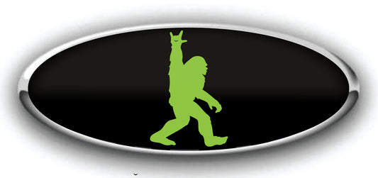 FORD BRONCO PEACE SASQUATCH OVERLAY EMBLEM LOGO VINYL REAR DECAL MANY COLORS!