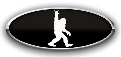 FORD BRONCO PEACE SASQUATCH OVERLAY EMBLEM LOGO VINYL REAR DECAL MANY COLORS!
