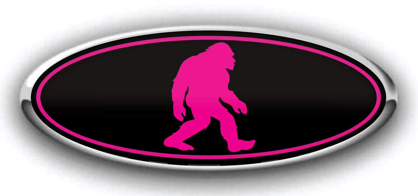 FORD BRONCO SASQUATCH OVERLAY EMBLEM LOGO VINYL REAR DECAL MANY COLORS!