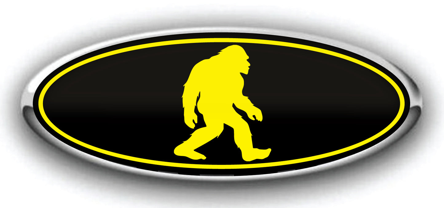 FORD BRONCO SASQUATCH OVERLAY EMBLEM LOGO VINYL REAR DECAL MANY COLORS!