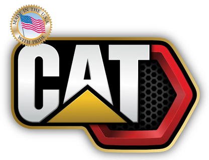 Caterpillar Hex Vinyl Decal Equipment Decal Skid Steer