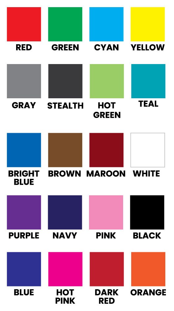 KIA CUSTOM OVERLAY EMBLEM DECALS BLACKOUT OR CHOOSE A COLOR