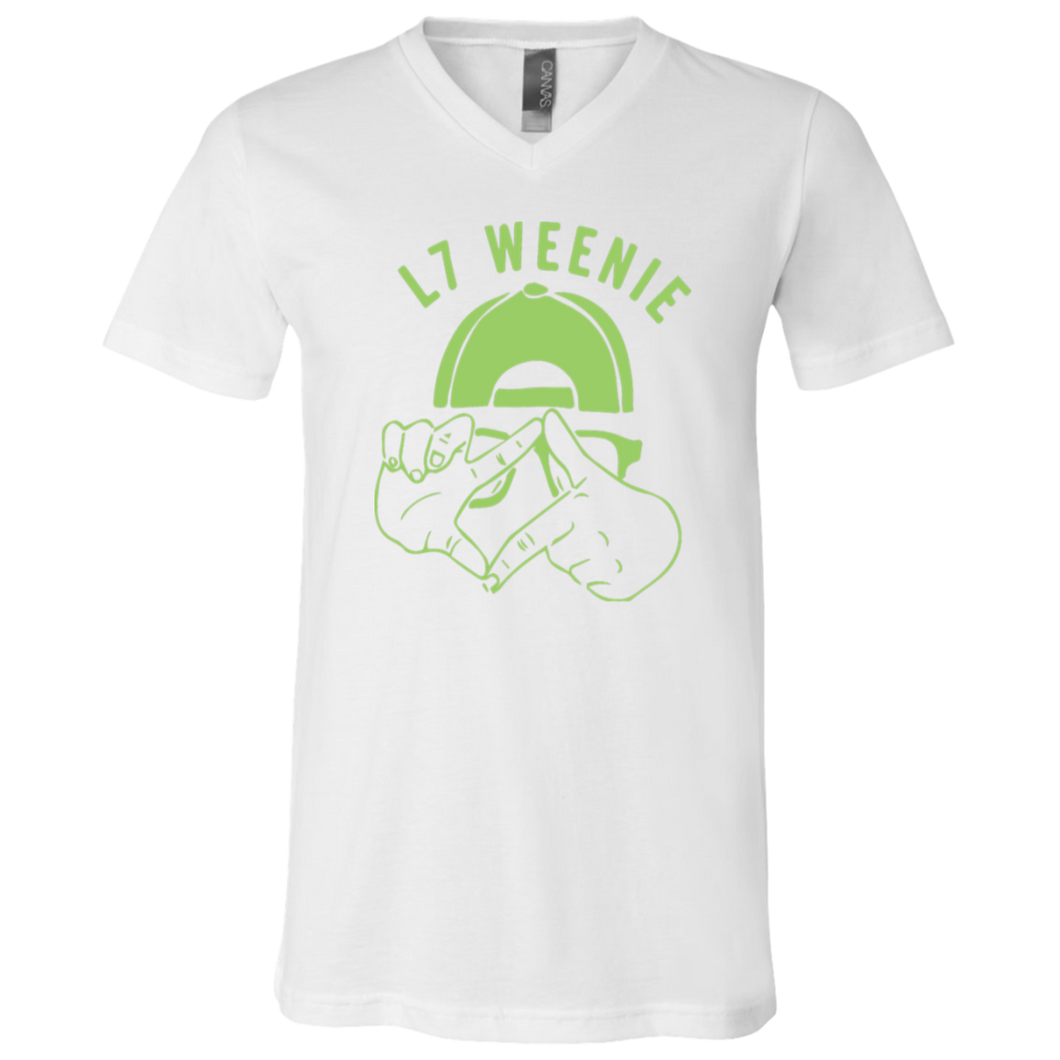 3005 Unisex Jersey SS V-Neck T-Shirt