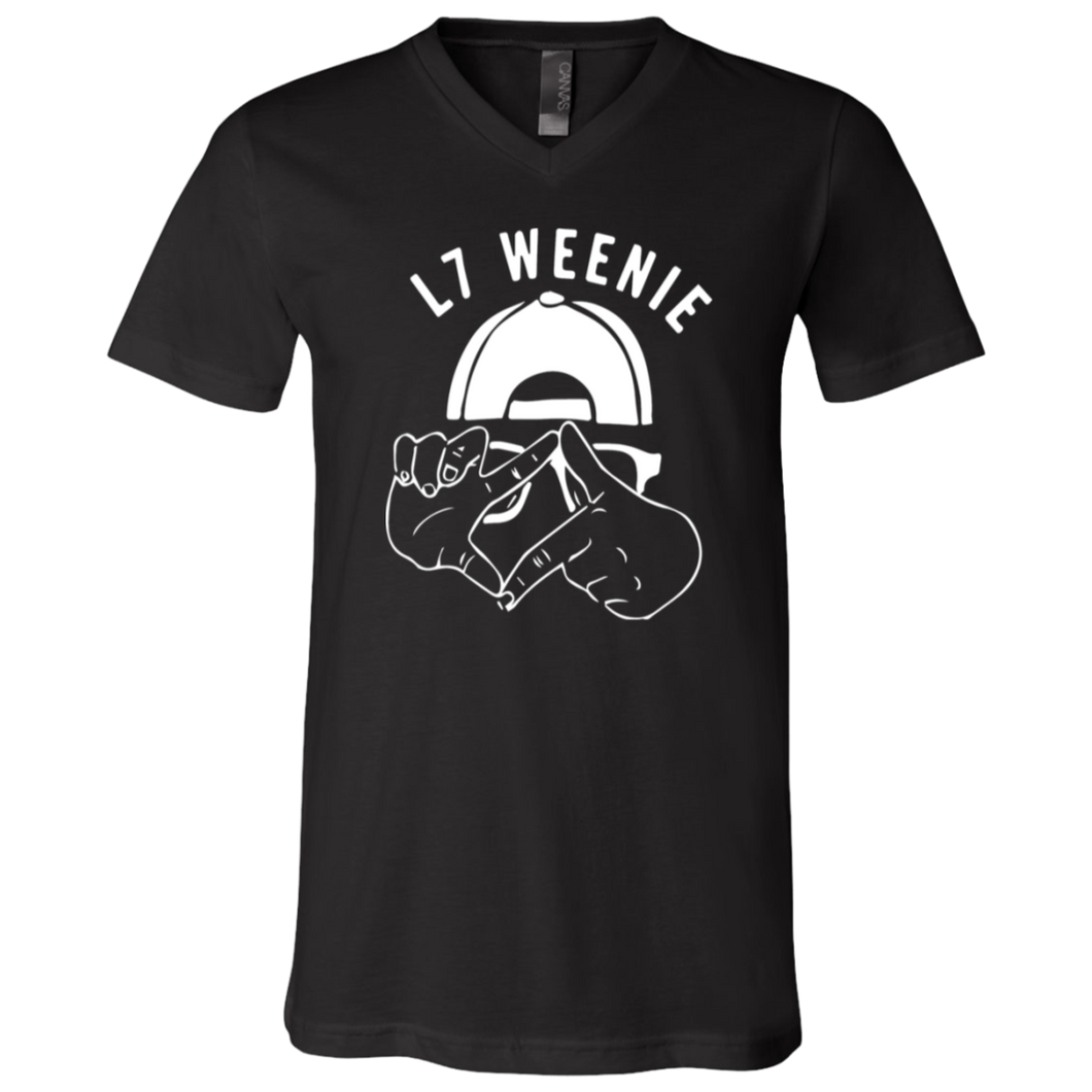 3005 Unisex Jersey SS V-Neck T-Shirt