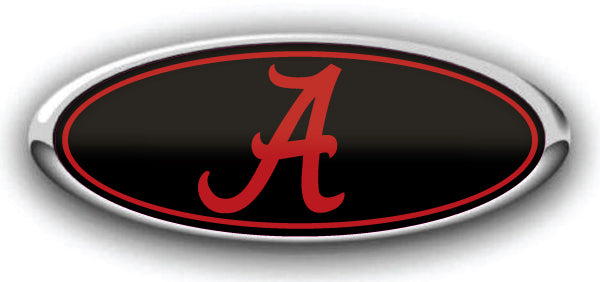 YOUR FAVORITE COLLEGE FORD OVERLAY EMBLEM LOGO VINYL DECALS 3PC KIT