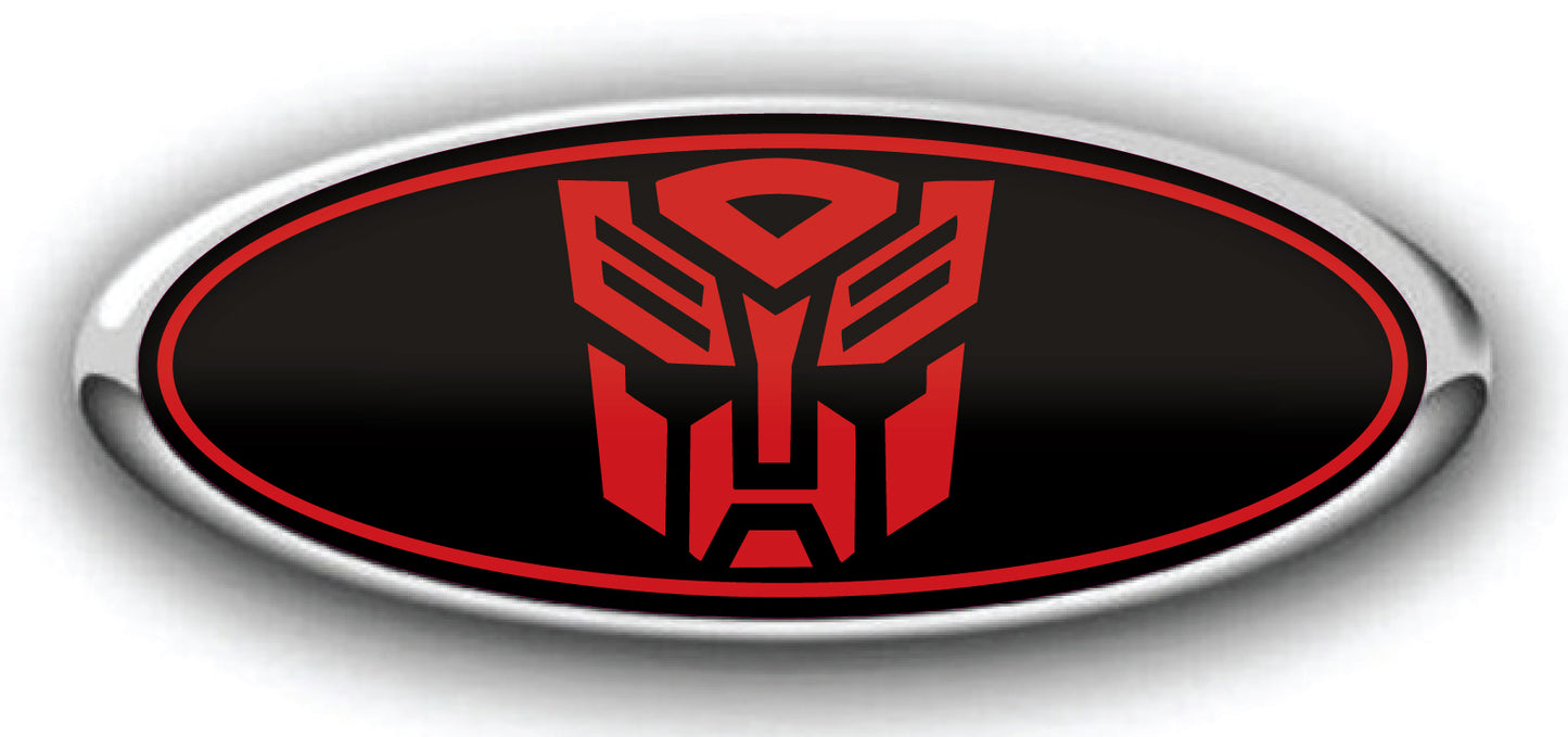 AUTOBOT LOGO FORD OVERLAY EMBLEM LOGO DECALS