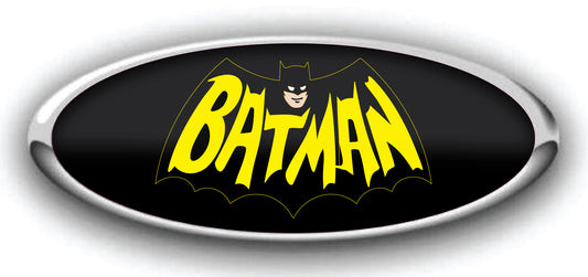 FORD BATMAN WINGS OVERLAY EMBLEM DECALS 3PC KIT