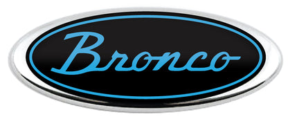 BRONCO SCRIPT LOGO OVERLAY EMBLEM LOGO REAR DECAL