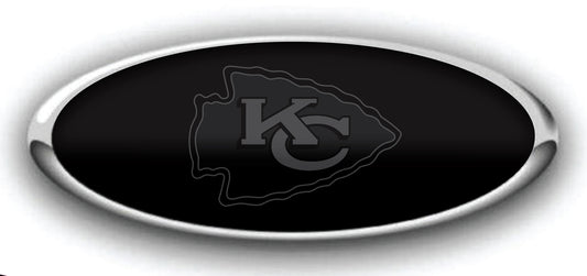 FORD KANSAS CITY CHIEFS STEALTH OVERLAY EMBLEM DECALS 3PC KIT