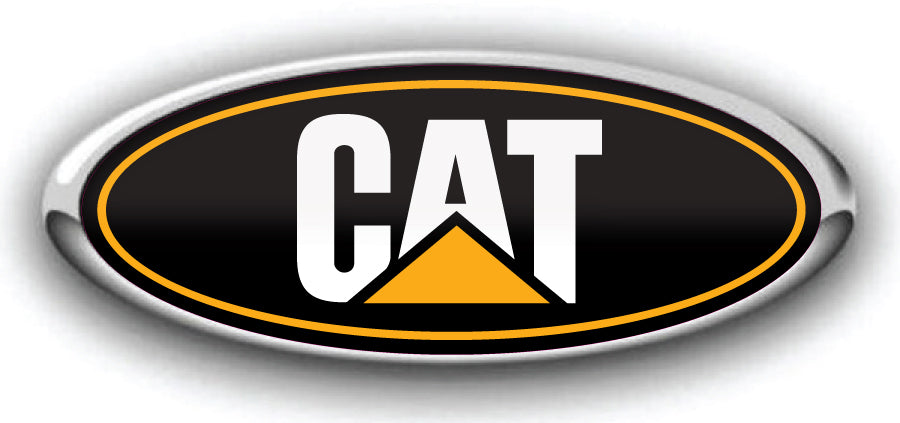 FORD CATERPILLAR OVERLAY EMBLEM DECALS 3PC KIT