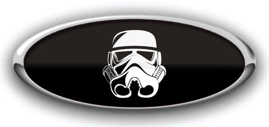 BRONCO STARWARS STORM TROOPER LOGO FORD OVERLAY EMBLEM LOGO REAR DECAL